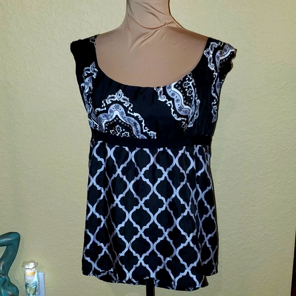 White House Black Market silk top